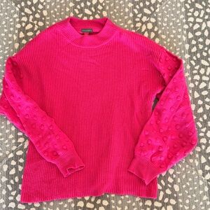 Vince Camuto Fuchsia Knit Sweater